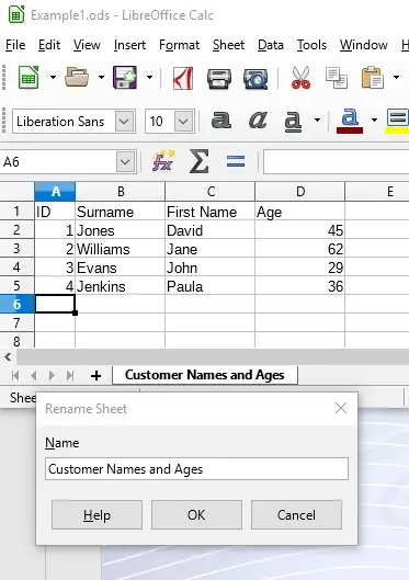 1 Link external data to a database spreadsheet