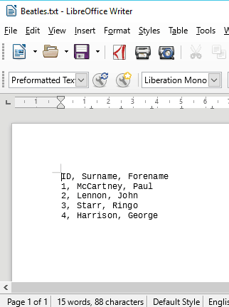 11 Link external data to a database text