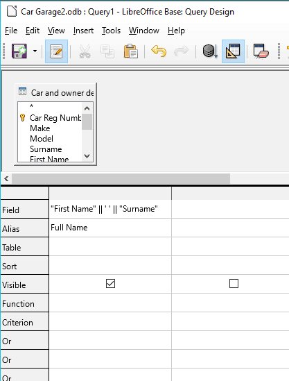 13 Concatenate fields in a report 13 Concatenate fields in a report