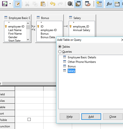 20 Create Query