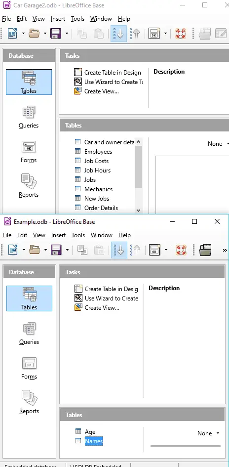 20 Import from existing database into a database 20 Import from existing database into a database