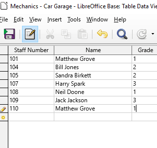 23 Duplicate Records Table