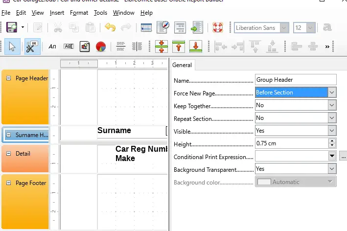 30 Force page breaks for groups in a report