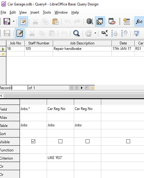 38 Wildcards in a query