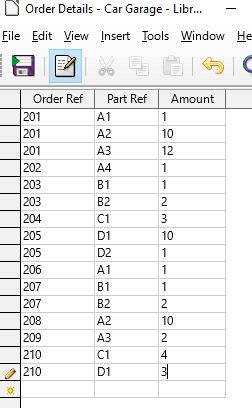 45 order details