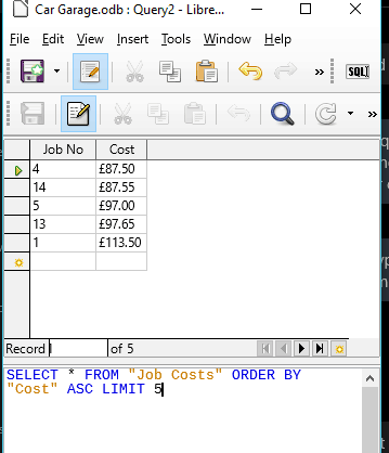 46 ASC limit results