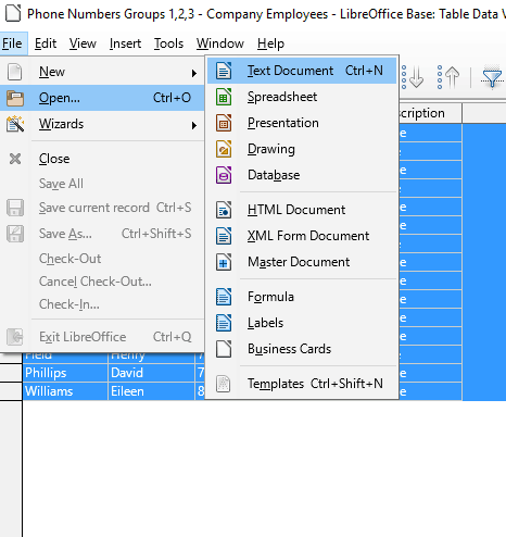 47 Export as Text 47 Export as Text