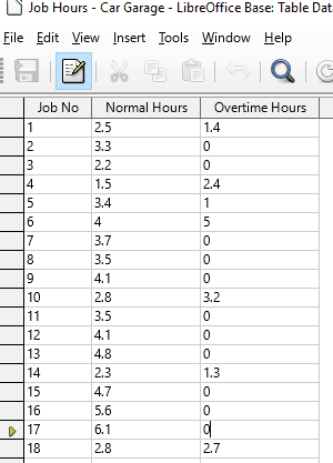 48 Calculated Table