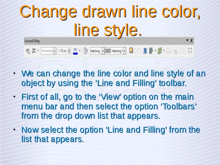 Understanding Presentations – Lines