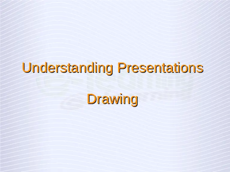 Understanding Presentations Drawing