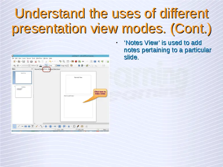 Understanding Presentations Presentation Views