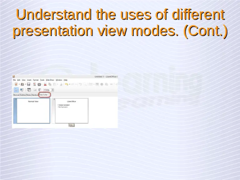 Understanding Presentations Presentation Views