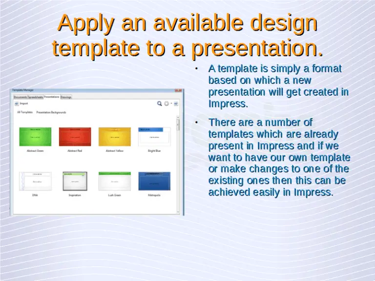 Understanding Presentations Slides