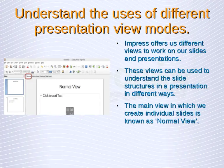 Understanding Presentations – Presentation Views