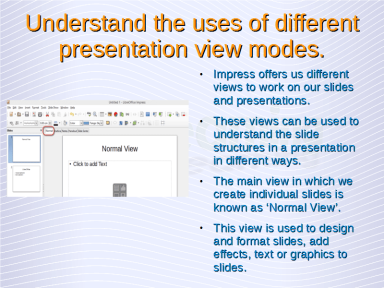what is presentation views