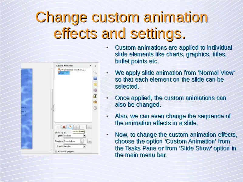Advanced Presentations – Animation