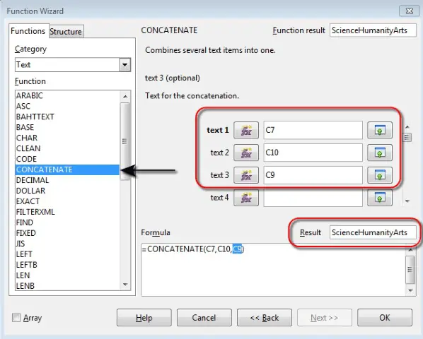 Concatenate 10