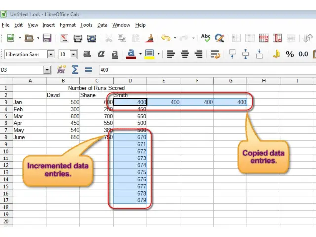 Data Entries