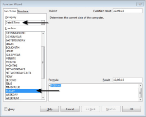 Advanced Spreadsheets – Date and Time Functions