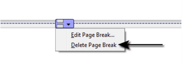 Delete Page Break