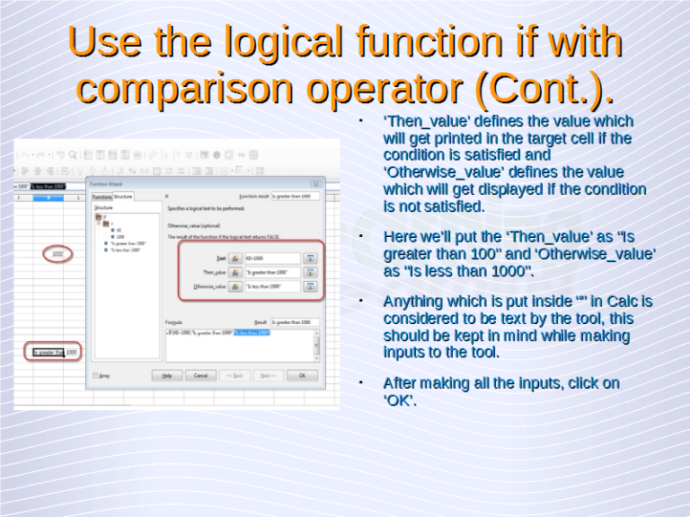 The IF Function