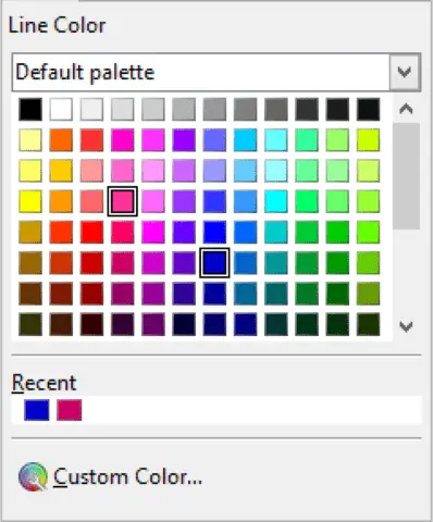 Line Colour Palette 18