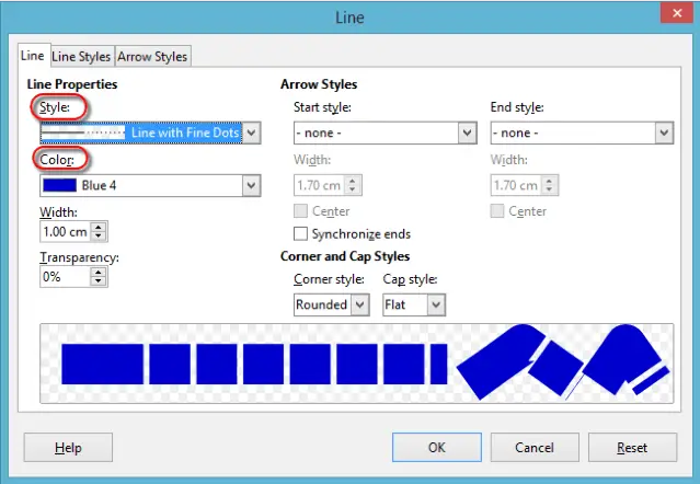 Line Properties 21