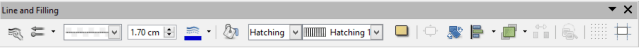 Line and Filling Toolbar 16