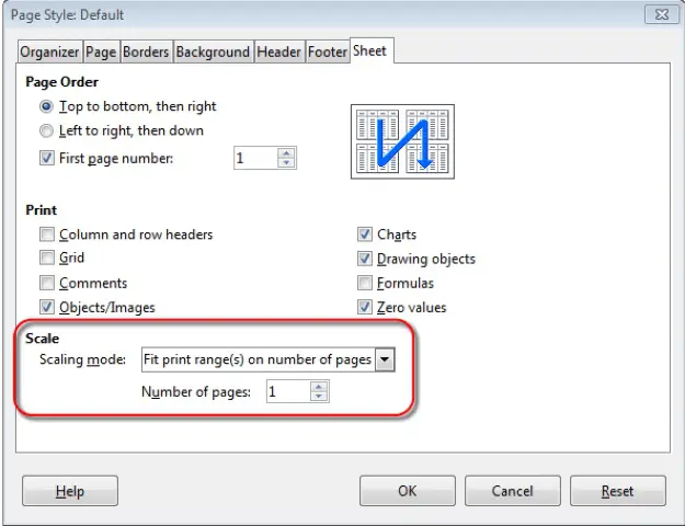 Page Scale