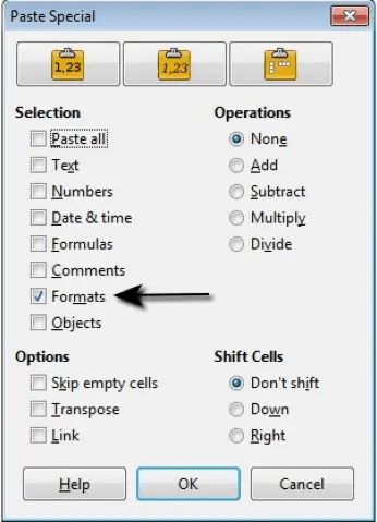 Paste Format