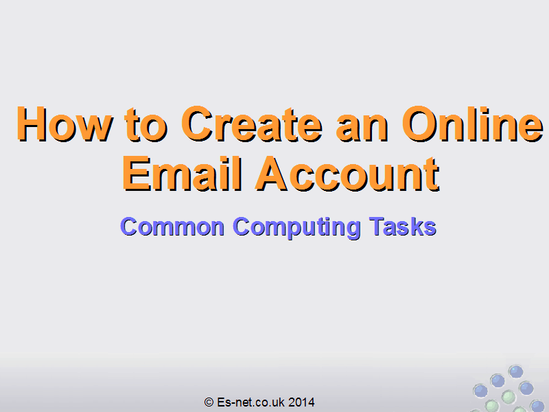 Create new email account