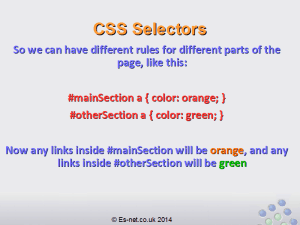 Understanding CSS Selectors