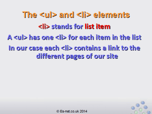How to add navigation to a simple HTML page